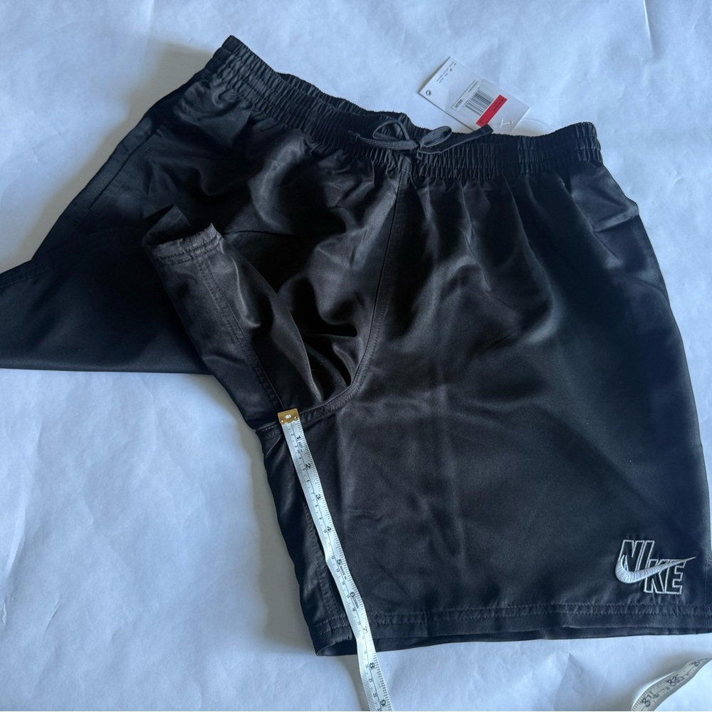 Nike Black Athletic Shorts with Logo